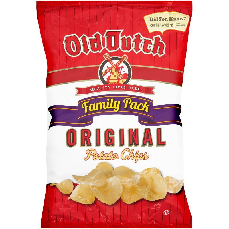 Old Dutch Original Potato Chips Family Pack - 10oz, 1 of 5