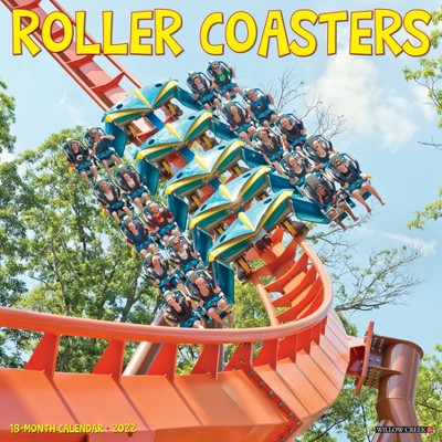2022 Wall Calendar Roller Coasters - Willow Creek Press