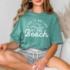 Simply Sage Market Women's Life Is Better At The Beach Sun Short Sleeve Garment Dyed Tee - 2 of 2
