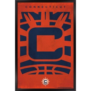 Trends International WNBA Connecticut Sun - Logo 25 Framed Wall Poster Prints - 1 of 4