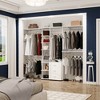 Aheaplus 96'' Wide Heavy-duty Closet Organizer System with Drawers and Tower Kit - 4 of 4