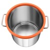 VEVOR 3 Gallon Vacuum Chamber and 3.5 CFM Pump Kit, Tempered Glass Lid Vacuum Degassing Chamber Kit, Single Stage Vacuum Pump, Orange&Silver - 2 of 4