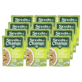 Seeds of Change Organic Brown Jasmine Rice With Cilantro - Case of 12/8.5 oz