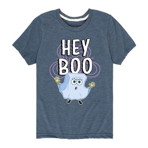 Boys' - SpongeBob SquarePants - Hey Boo Short Sleeve Graphic T-Shirt - 1 of 4