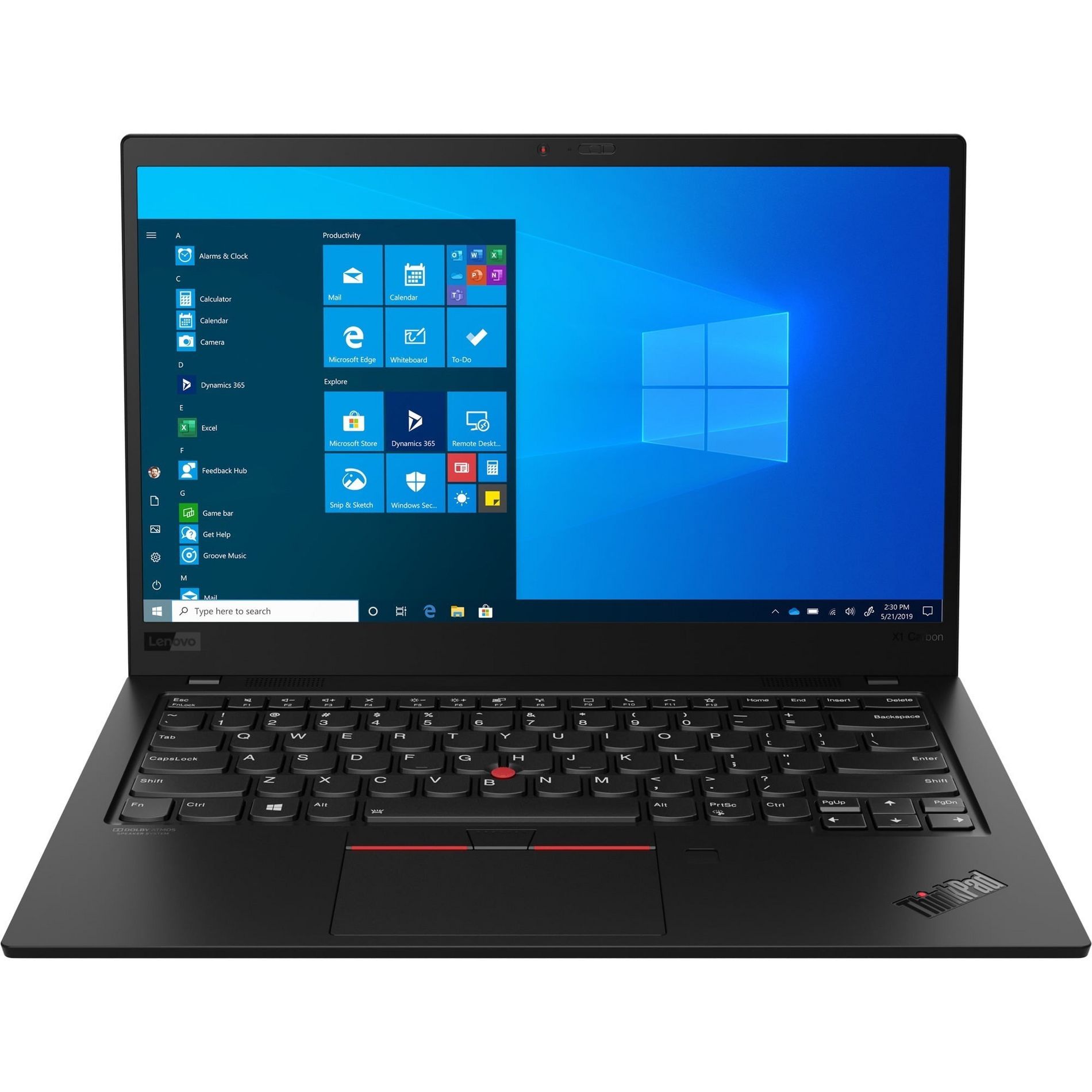 Refurbished: Lenovo X1 Carbon 8th Gen 14" FHD Touch Laptop Core i7-10610 16GB 256GB W11P - Manufacturer Refurbished