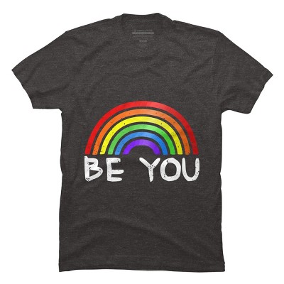 Adult Design By Humans Be You Rainbow Pride By Chos T-Shirt