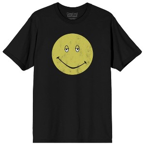 Dazed & Confused Have a Nice Daze Smiley Vintage on Black Adult Crew Neck Short Sleeve T-shirt - 1 of 3