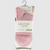 Goldtoe Signature Collection Women's 6pk Modern Essentials Classic Turn Cuff Crew Socks - Vintage Rose/Off White/Gray Heather 6-9 - 2 of 3