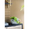 Okak 9x5.5x5.7 Inches Sand and Cement Conch Shell Planter Textured Finish for Indoor and Outdoor Use, Decorative Plant Pot - 3 of 4
