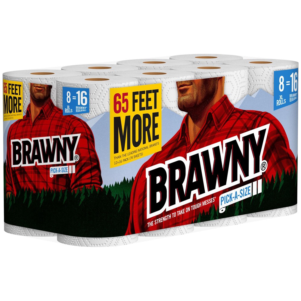 Upc 042000439640 brawny xl paper towels pack of 8 upcitemdb