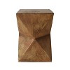 Sapphtopaz Outdoor End Table Modern Outdoor End Table Outdoor Side Table, Patio Table Small Table for Backyard, Balcony, Porch - 2 of 4