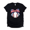Simply Sage Market Coquette Patriotic Baseball Short Sleeve Tee - 2 of 4