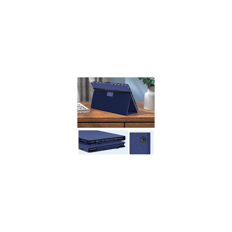 SaharaCase Bi-Fold Folio Case for Amazon Fire HD 10 (2021) Blue (TB00116), 4 of 10