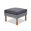 Maggift Patio Seating Set, Terrace Seating Group, Casual Terrace Set, Outdoor Dialogue Set, Patio with Cushions, Backyard, Gray, 86.61"*25.74"*34.64" - 2 of 4
