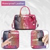 Generic Top-Handle Crocodile Purses For Women Crossbody Leather Bags Trendy Tote - 3 of 4