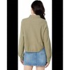 Women's Knit Twill Button Shirt Jacket - bobi - 3 of 4