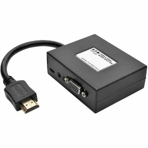 Tripp Lite 2-Port HDMI to VGA + Audio Adapter / Splitter, P13106N2VAU - 1 of 4