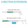 Unique Bargains Stainless Steel Portable Telescopic Flag Pole 2 Pcs - 2 of 4