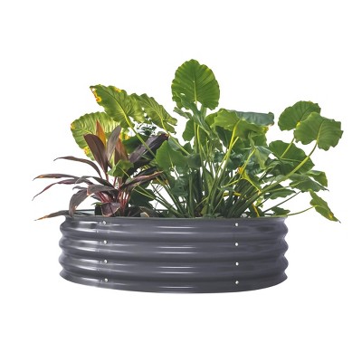 Vego Garden Wide Metal Outdoor Raised Garden Bed 42"x42"x11