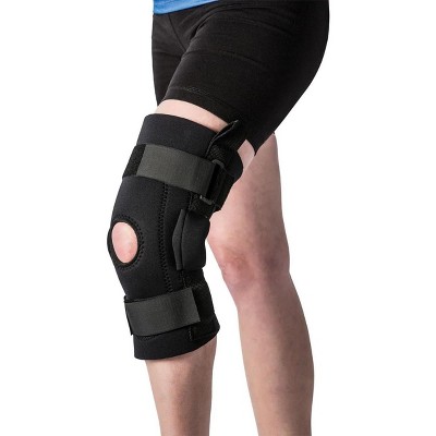 Sport Aid Gold Therma Dry Knee Support Hinged Medium Black