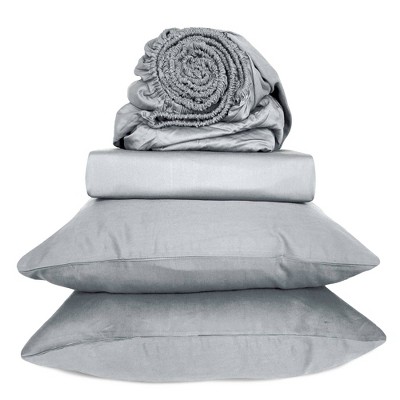Stone Twin XL Bamboo Cotton Deep Pocket Sheet Set