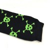 Wrapables Colorful Baby & Toddler Leg Warmers, Skulls Green - 2 of 2