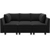 Belffin 9-Piece Modular Sleeper Sectional – Tool-Free Assembly, 2700lb Capacity & Pet-Resistant Velvet - 2 of 4