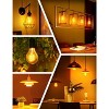 DORESshop 60-Watt Equivalent Vintage LED Edison Bulbs 4-Watt Antique LED Filament Bulb A19 2700K Warm White Non Dimmable 4-Pack - 2 of 4