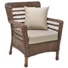 Jiallo Modern Concept Faux Sea Grass Resin Rattan Bristro Set (set of 3) - 4 of 4