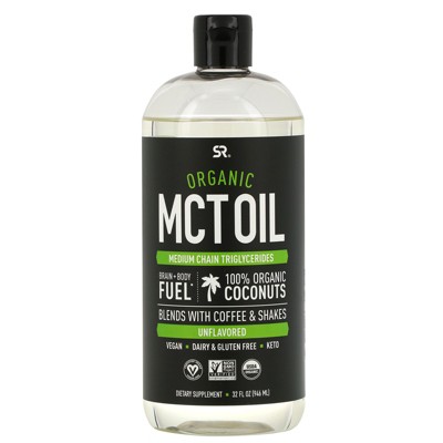 Sports Research Organic MCT Oil, Unflavored, 32 fl oz (946 ml), Weight Loss Supplements
