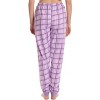 Just Love Womens Buffalo Plaid Knit Jersey Pajama Pants - Buffalo Check Jogger PJ Bottom - 3 of 3