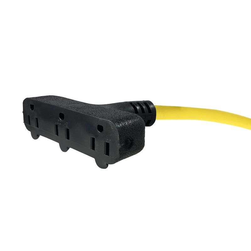 USW 12/3 Yellow Heavy Duty Triple Tap Extension Cords, 1 of 4