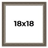 PosterPalooza | Square Weathered Black Picture Frame - UV Acrylic, Foam Board Backing, Hanging Hardware - 2 of 4