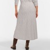 Lands' End Women's Cozy Lofty Cable Fluted Midi Sweater Skirt - 2 of 4