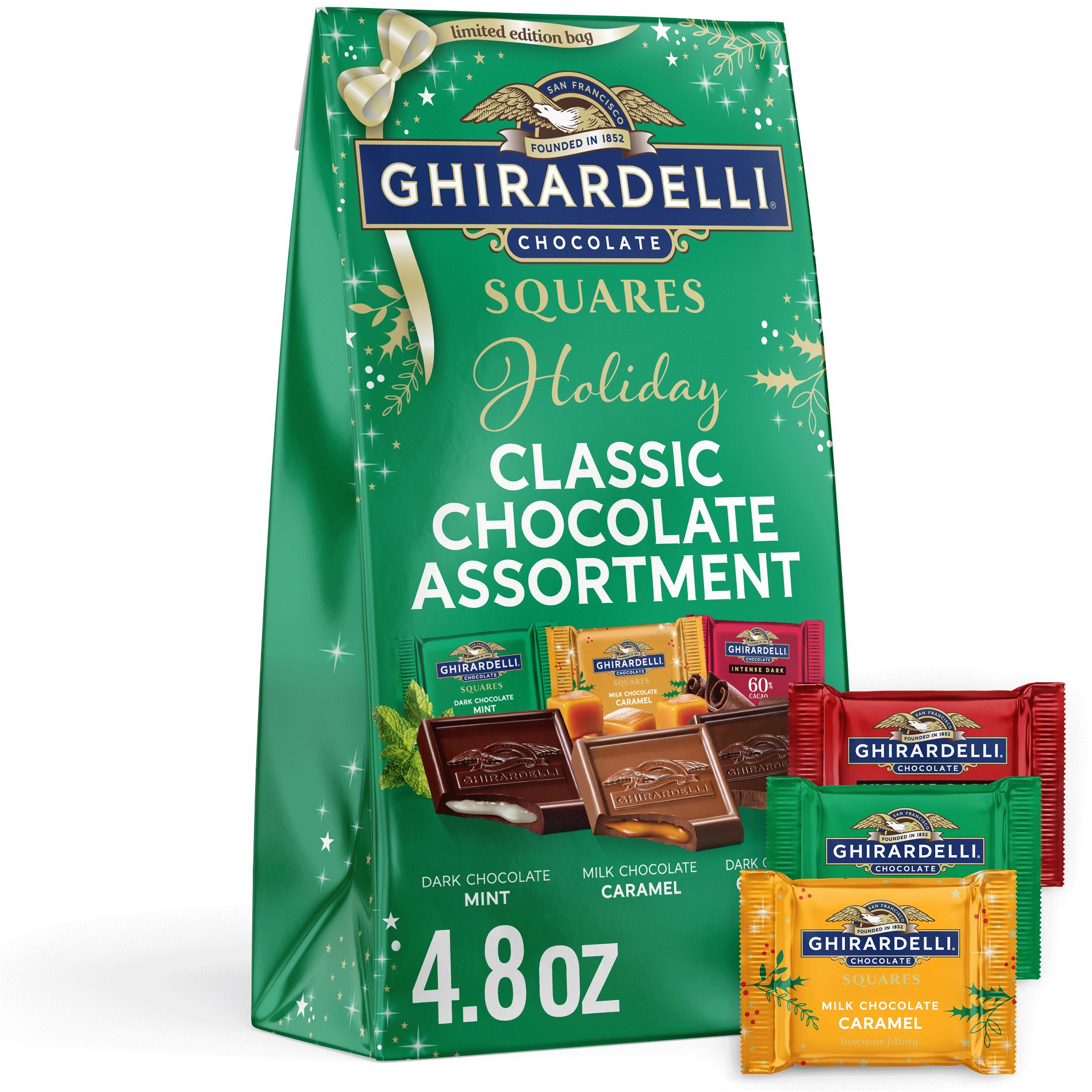 Ghirardelli Christmas Classic Chocolate Assortment Bag - 4.8oz