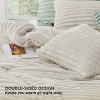3 Pcs Fluffy Comforter Set Super Soft Faux Fur Bed SetWinter Warm Plush Fleece Bedding Sets - 3 of 4