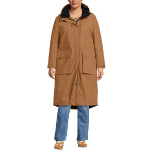 Lands' End Women's Squall Waterproof Insulated Winter Stadium Coat - 1 of 4
