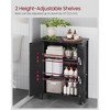 VASAGLE Bathroom Floor Storage Cabinet, Freestanding Bathroom Storage Unit with Adjustable Shelve - 3 of 4