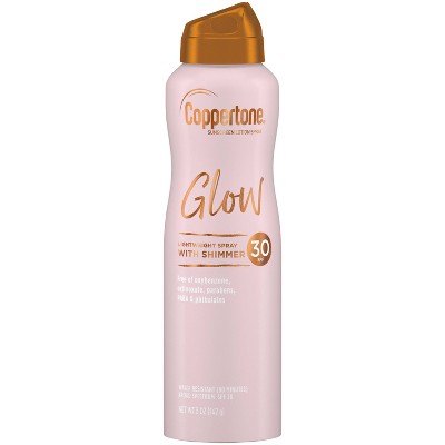 Coppertone Glow Sunscreen Spray - SPF 30 - 5oz