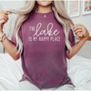 Simply Sage Market Women's The Lake Is My Happy Place Short Sleeve Graphic Tee - 2 of 3