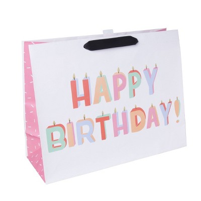 Medium Candles Print Gift Bag - Spritz™