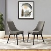 ModwayViscount Dining Side Chair Fabric Set of 2 - 2 of 2