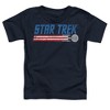 Toddler Boys' Star Trek Americana Enterprise T-Shirt Navy - 2 of 4