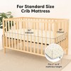 KeaBabies Isla Waterproof Crib Sheets for Boys, Girls, 2pk Baby Fitted Crib Sheet, Waterproof Crib Mattress Protector Sheets - 2 of 4