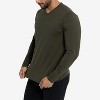 X RAY Men's V-Neck & Henley Long Sleeve T-Shirt - 4 of 4