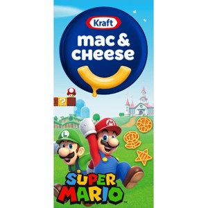 Kraft Super Mario Brothers Shaped Mac and Cheese - 5.5oz - 1 of 4