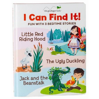 I Can Find It! Fun with 3 Bedtime Stories (Large Padded Board Book & 3 Downloadable Apps!) - by  Little Grasshopper Books