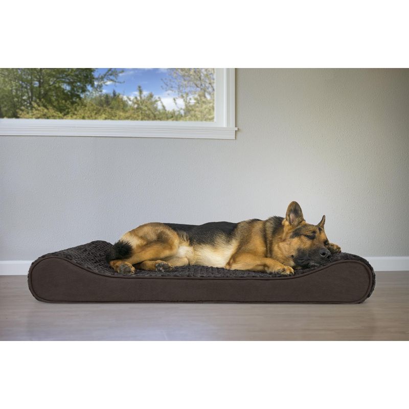 FurHaven Ultra Plush Luxe Lounger Orthopedic Dog Bed, 3 of 4
