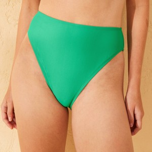 Women's High Waist Extra Cheeky Extra High Leg Bikini Bottom - Wild Fable™ - 1 of 4