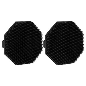 Unique Bargains Shower Silicone Body Scrubber 2 Pcs - 1 of 4